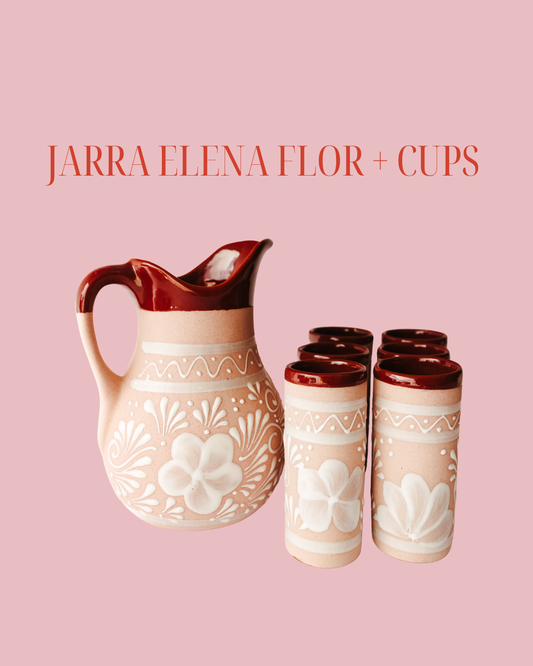 JARRA ELENA FLOR SET